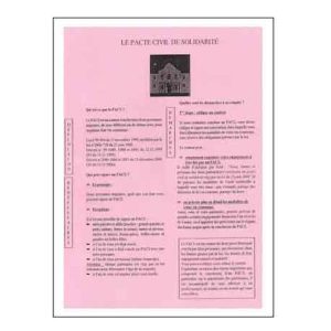 Traduction convention et certificat de pacs